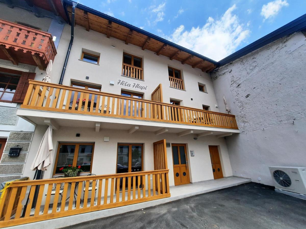 Apartments Hlapi With Spa Кобарид Экстерьер фото