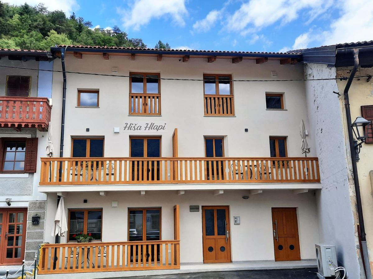 Apartments Hlapi With Spa Кобарид Экстерьер фото